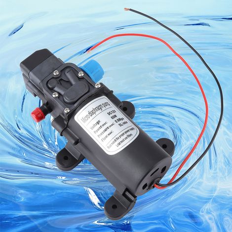12V 60W Mikromembranpumpe mit selbstansaugendem Druckschalter (1/5)