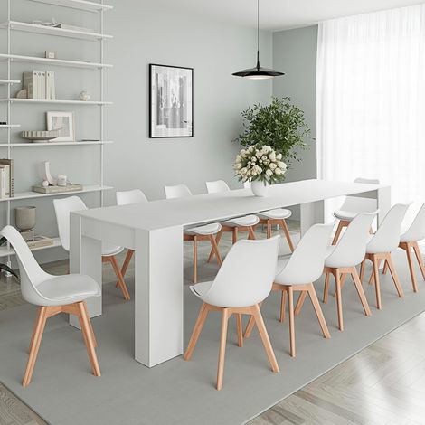 Tavolo Consolle Allungabile Oslo Plus Fino A 2.37 Metri Tavolo 10 Posti Salvaspazio Multiposizione Design Moderno Ed Elegante Consolle Per Casa E Ufficio 78 x 51 x 90 cm - Colore: Nero
