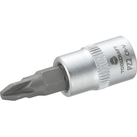 TOOLCRAFT 816057 Kreuzschlitz Pozidriv Steckschlüssel-Bit-Einsatz PZ 2 1/4" (6.3 mm)