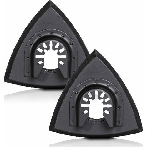 Tamponi abrasivi triangolari universali - Velcro, (2 pezzi) -Crezuo