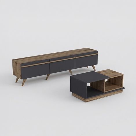Set mueble TV y mesa de centro Amsterdam (1/4)