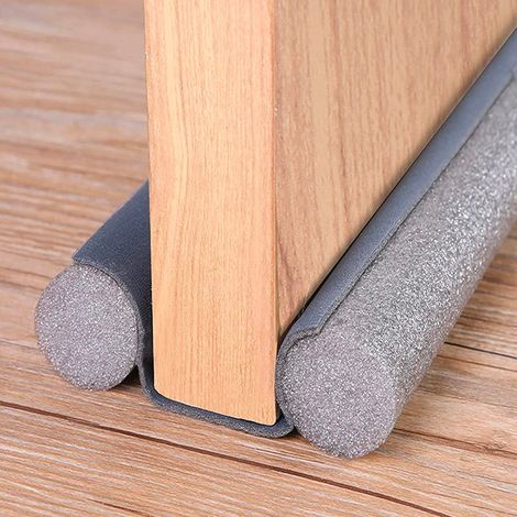 Sous Porte Burlet Universel Double Joint Découpable Imperméable  Couleur: Gris