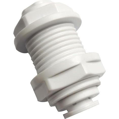 Lot de 10 raccords rapides de qualité alimentaire pour filtre à eau à osmose inverse de 0,6 cm à 6,35 mm (1/2)