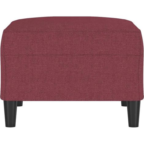 vidaXL Fußhocker Bordeaux 70x55x41 cm Stoff