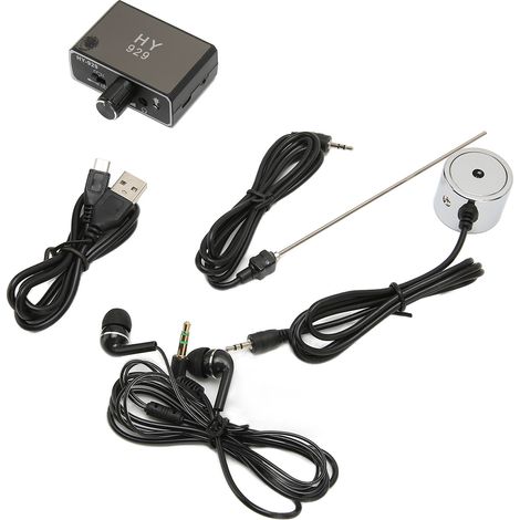 Détecteur de fuites d'eau professionnel haute résistance à double sonde, outil de détection des canalisations d'eau pour usage domestique, prise UE 100-240 V (1/5)