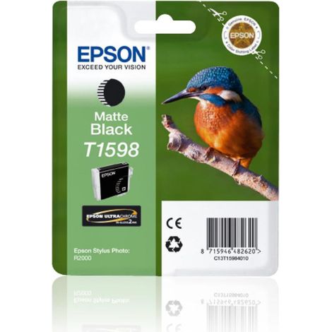Tinta original epson t1598 negro mate c13t15984010 17ml