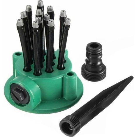 Système d'irrigation rotatif pour grandes pelouses : couverture à 360° sans effort pour les espaces extérieurs. (1/5)