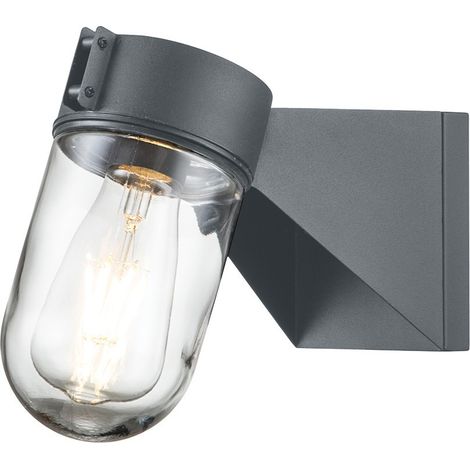 Elstead Portofino Lampada da Parete per Esterno, Grigio IP44 (1/5)