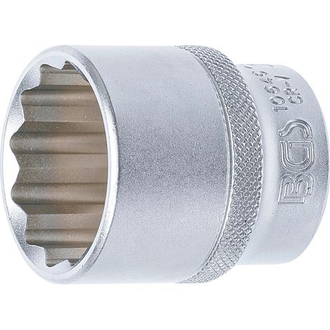 BGS Steckschlüssel-Einsatz Zwölfkant Antrieb Innenvierkant 12,5 mm (1/2") SW 30 mm - 10646 (1/3)