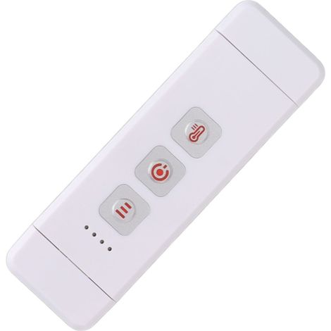 Lampe de lecture à pince multifonctionnelle ultra-mince, mini, 3 niveaux de luminosité, rechargeable par USB, blanche (1/5)