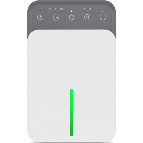 Home dehumidifier, automatic shut-off, automatic and silent defrosting, with programmed sleep mode (1/5)