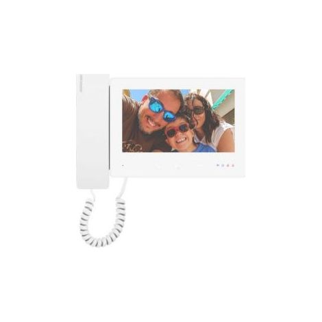 Hikvision DS-KH7300EY-WTHE2 Videotelefono Bianco con Touchscreen