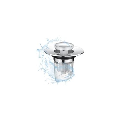 Butoir d'évier de Rechange pour Salle de Bain et Cuisine, résistant aux Insectes, aux odeurs et à la Corrosion, Trous de vidange 32-42mm- Crezuo (1/4)