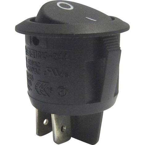 TRU COMPONENTS 1587655 Wippschalter TC-R13-244A-02 BLACK 250 V/AC 10 A 2 x Aus/Ein rastend 1 St. (1/3)