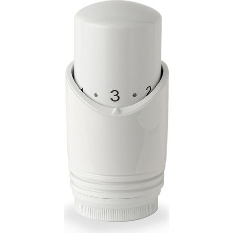 Universeller Thermostatkopf für Heizkörper, mattweiße Farbe, M30 x 1,5 APM 2 TT BB  weiß matt (1/2)