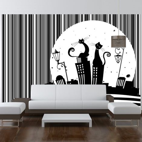 Papier peint mélodie de chat - 250 x 175 cm (1/4)