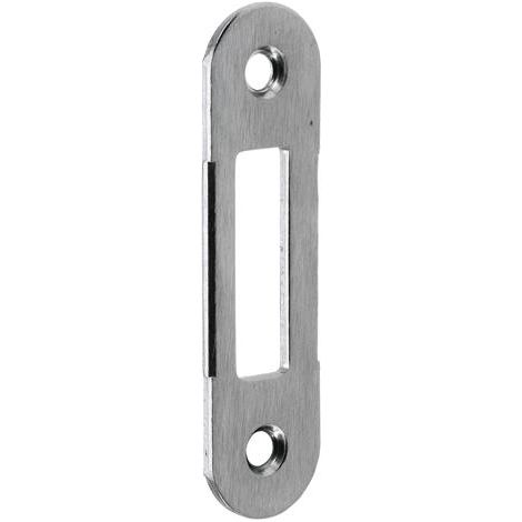 Contropiastra Per Serratura 'Patent Centro' B.T. Cromo Opaco - Interasse 90 Mm