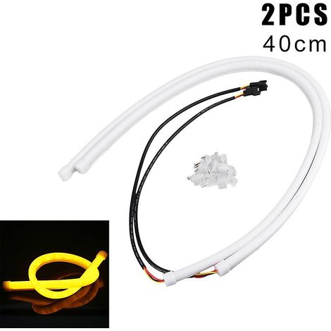 2 Stück LED-Streifen für Autos, weich, ultradünn, Tagfahrlicht, Blinker (1/4)