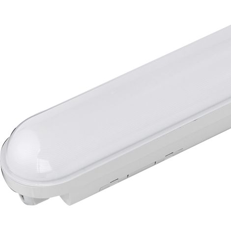 Réglette LED étanche 120cm 36W IP65 Interconnectable - Blanc froid 6000K (1/5)