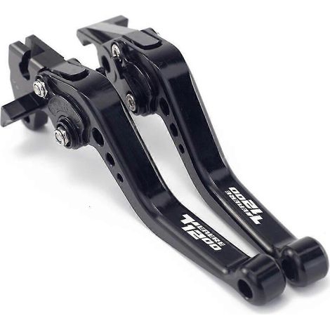 Für Yamaha Super Ténéré/XT1200ZE 2012–2022 (2019, 2018): Verstellbare Brems- und Kupplungshebel – Schwarz (1/5)