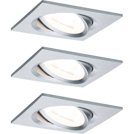 Paulmann 93456 Nova Lampada da incasso Kit da 3 LED (monocolore) LED 18 W Alluminio (tornito) (1/4)