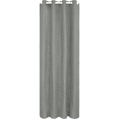 Rideau en tissu épais pour la chaleur-Gris clair 100 200 cm (1/2)