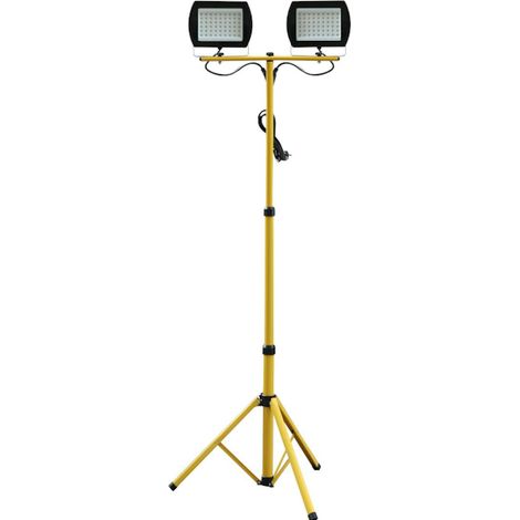 Volteno Reflector LED con Trípode, iluminación potente y ajustable, ideal para obras y talleres