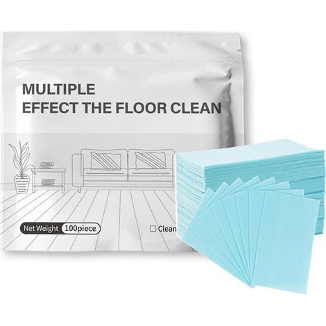 Feuilles concentrées nettoyantes pour sols, nettoyage multi-effets, papier soluble parfumé pour le lavage, nettoyant multi-usages pour parquet et carrelage. (1/5)