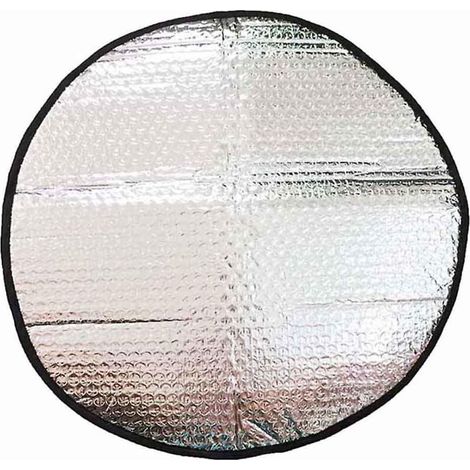Sonnenschutz für das Autolenkrad mit UV-Schutz und reflektierenden Sicherheitselementen (Durchmesser 43 cm) (1/5)