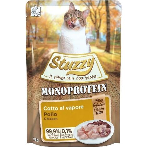 STUZZY pour chats Monoprotéine Volaille pour Adultes 85 g