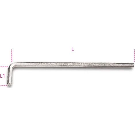 Chiave maschio esagonale piegata beta 96lc - 3,5
