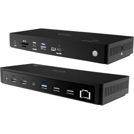 Station d'accueil - i-tec - Thunderbolt 4 - Triple écran - 96 W - 5 ports USB - Ethernet 2.5G