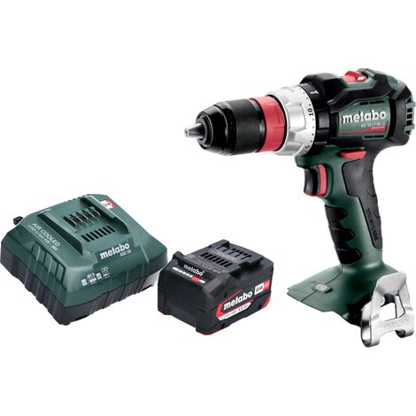 Taladro atornillador a batería Metabo BS 18 LT BL Q 18 V 75 Nm sin escobillas + 1x batería recargable 4,0 Ah + cargador