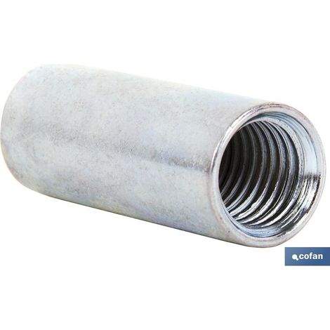 Pack 200 unidades manguito redondo M-8x30 para unión de varillas