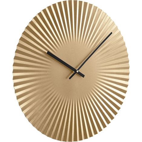 Orologio da parete D. 50 cm Metallo Dorato Stile di design - FELINAR (1/5)