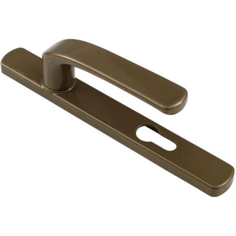 BUNTHAUS PA Poignée de fenêtre-poignée de fenêtre en plastique en acier poignée en alliage d'aluminium-poignée unique porte de balcon bronze grande poignée (1/4)