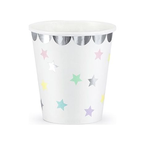 Vasos Unicornio – Estrellas, 180 ml (1 paquete / 6 uds.) (1/5)
