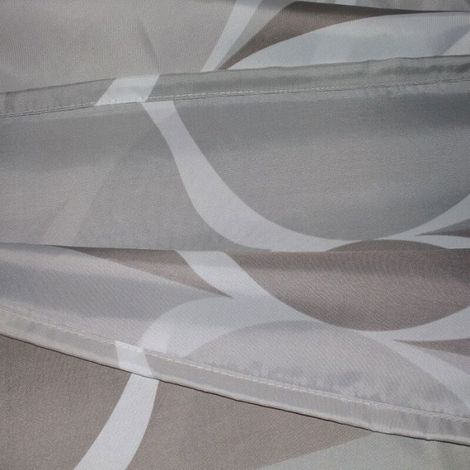 Rideau de douche 180x200 cm anti-moisissure, imperméable, lavable, avec 12 crochets – gris (1/5)
