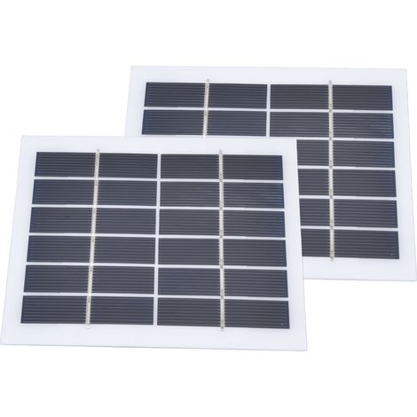 2 pièces panneau solaire portable 2W 6V mini cellules solaires haut rendement pour éclairage domestique (1/5)