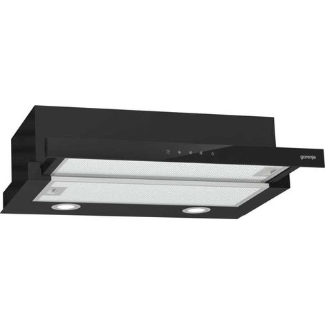 Campana telescópica negra Gorenje TH64E3BG 60 cm