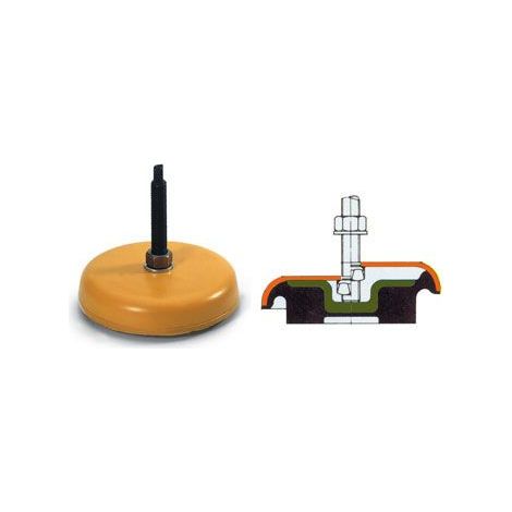 Pieds anti-vibratoires universels diam. 120 MM M12 MW-Tech SE1 (1/2)