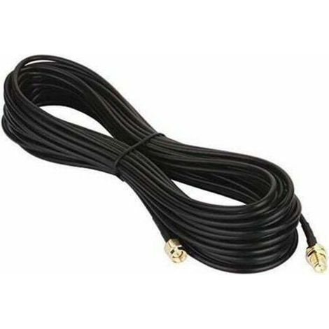 RHG Câble d'extension d'antenne, câble d'extension d'antenne SMA 10 m, connecteur d'antenne SMA, connecteur SMA mâle à femelle, câble d'extension sans fil-