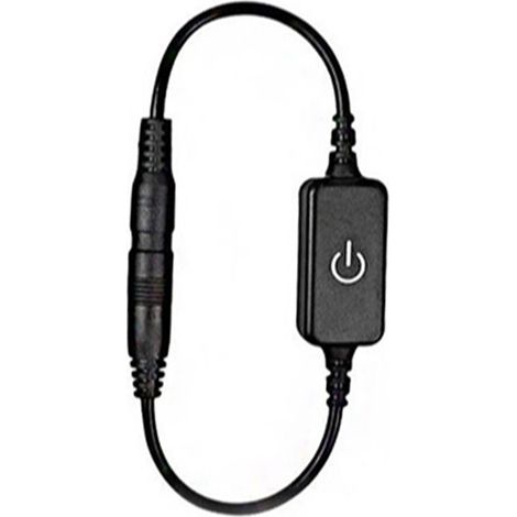 Variateur LED miniature 12-24 V 4 A, interrupteur tactile, contrôleur de luminosité pour bande LED monochrome, interrupteur marche/arrêt, noir (1/5)