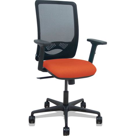 piqueras-y-crespo Zulema silla de oficina negra naranja (1/2)