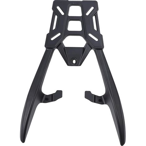 Porte-Bagages Arrière pour Moto, Alliage D'aluminium, Grand Espace de Rangement, Finition Noir Mat, Support de Chargement Haute fiabilité, Support Robuste, Espace de Rangement (1/5)