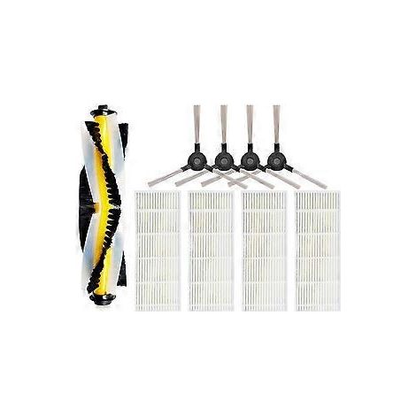 Pièces de rechange pour aspirateur robot Power Animal RV-R500 : brosse latérale principale et filtre HEPA (1/5)