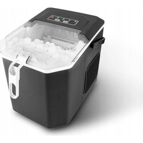 Fabbricatore di ghiaccio a cubetti 12kg/24h Kitchencook CUBEO NERO (1/5)