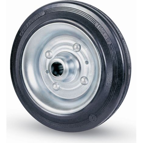 RUOTA INDUSTRIALE D 200 MM GOMMA 112 C/CUSCINET- AVO- 1,0 pz