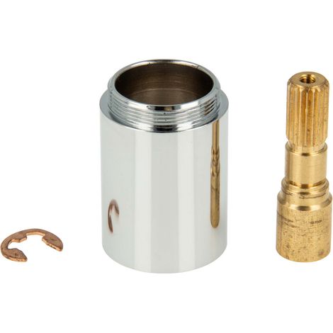 tecuro 40 mm Verlängerungsset für UP-Ventile DN 20/25/32 (Alternativ zu 06428) - verchromt