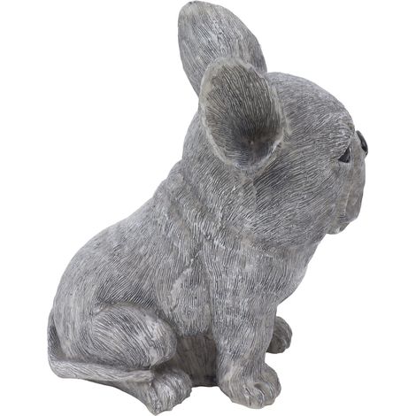 Statues de chien pour jardin, à monter soi-même. Statues de chien réalistes en résine, résistantes aux fissures. Décoration pour cour, pelouse, chien assis. (1/5)